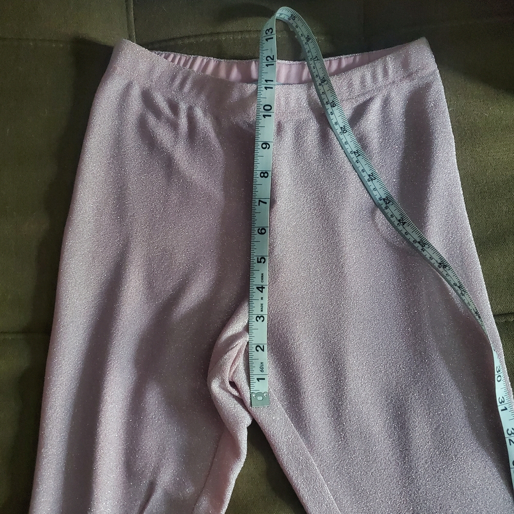 💯 Sleeper Lurex Lounge Set In Pink Shimmer - Picture 11 of 15